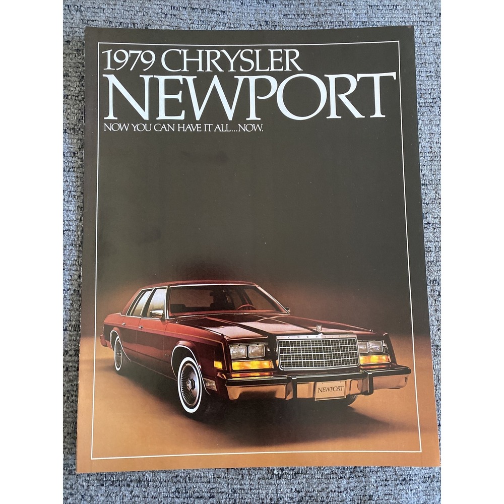 1979‎ Chrysler Newport Original Car Sales Brochure Catalog